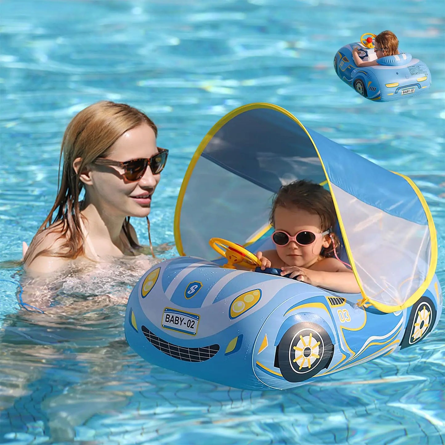 MiniCruise Zwemmobiel Blauw